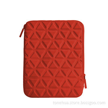 Foam-padded sleeve for iPad and most 10" tablets